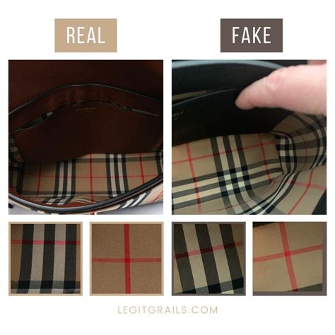 burberry bum bag fake|how to spot a burberry bag.